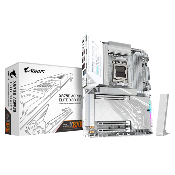 مادربرد گیگابایت مدل X870E AORUS ELITE X3D ICE AM5